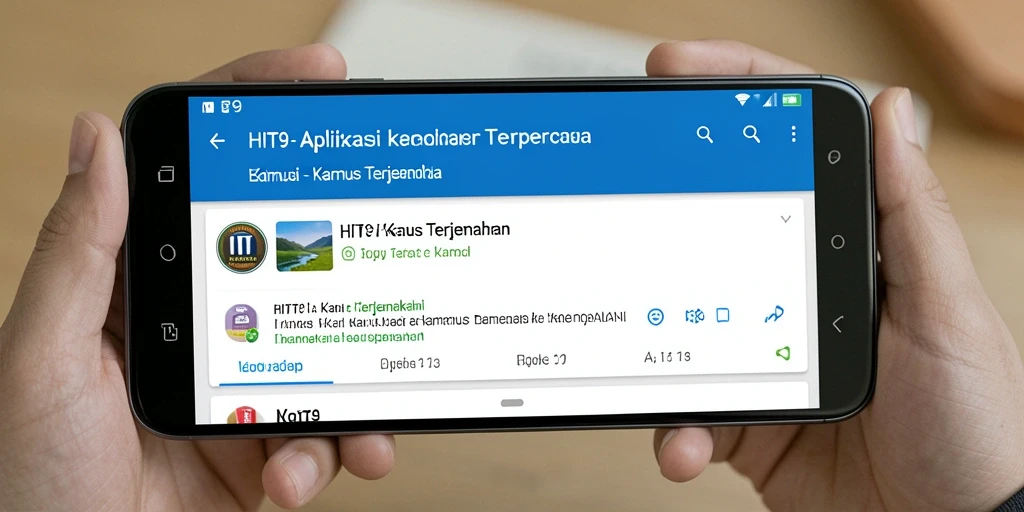 Tampilan antarmuka pengguna HIT9 yang intuitif dan menarik.
