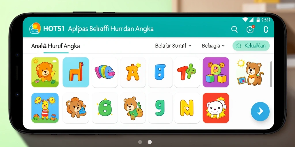 Tampilan antarmuka HOT51 yang menarik dan interaktif.