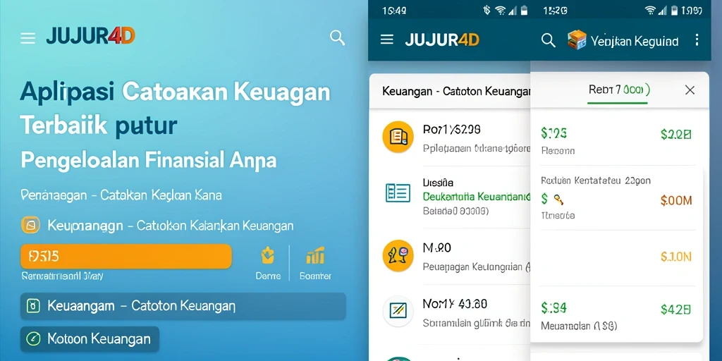 Antarmuka JUJUR4D yang mudah digunakan dan fungsional.